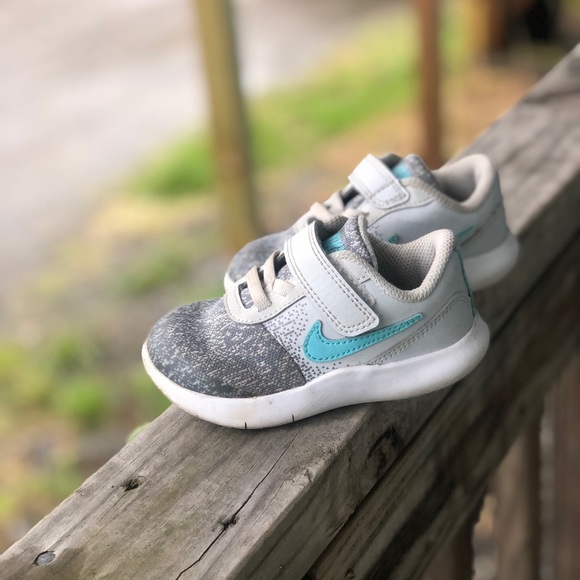 Nike Shoes - Grey and blue toddler size 6C Nike’s